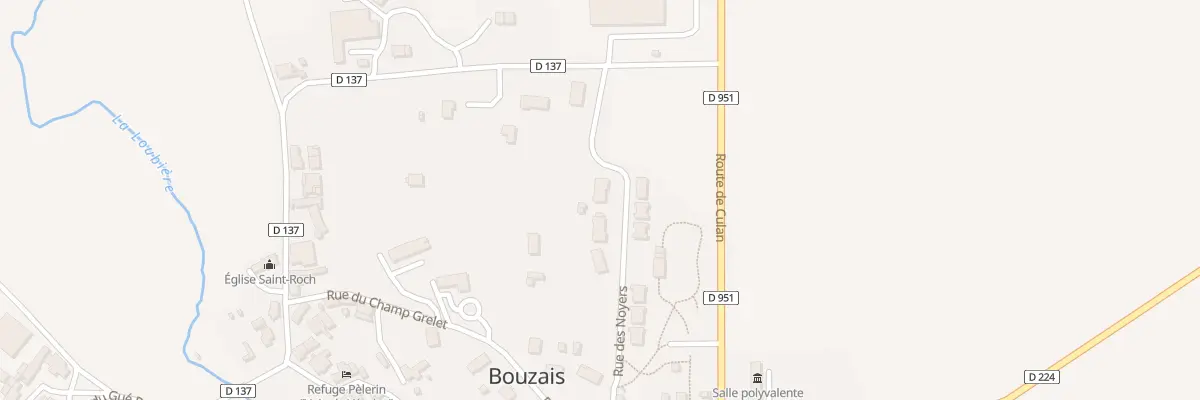 Plan du 100 Rue des Noyers à Bouzais