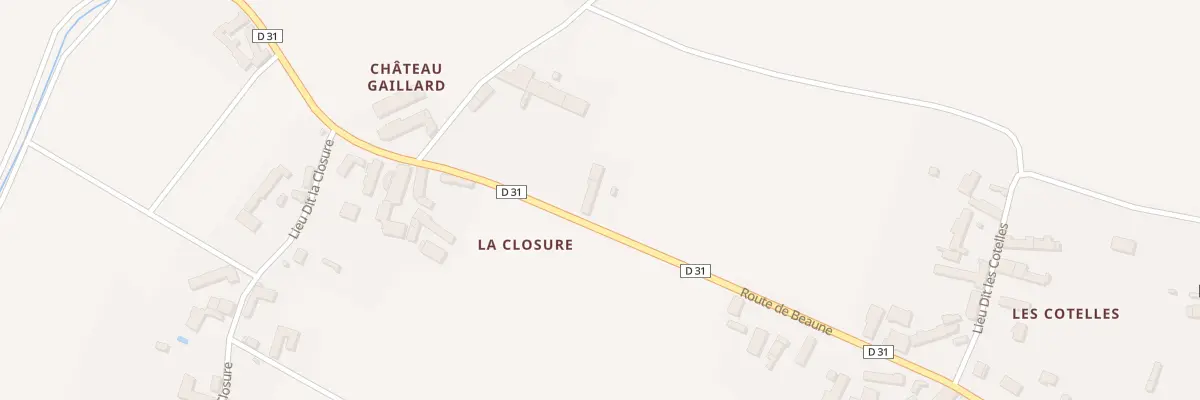 Plan du 30 Rte de Beaune à Juranville