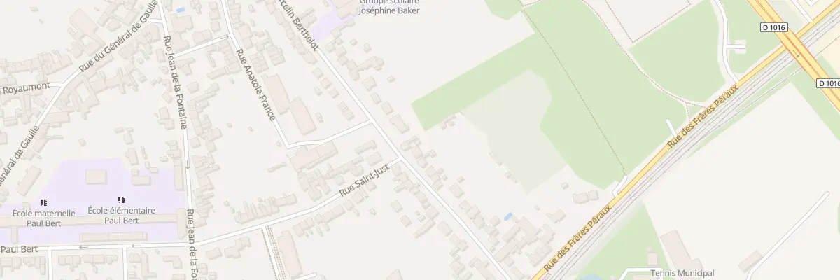Plan du 43 Rue Marcelin Berthelot à Nogent-sur-Oise