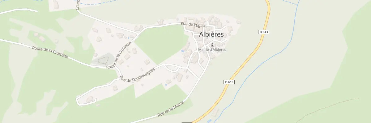 Plan du 12 Rue de Fontbourgues à Albières