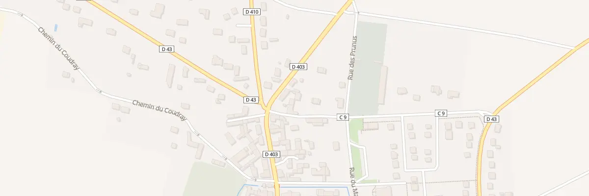 Plan du 4 Rte de Nemours à Beaumont-du-Gâtinais