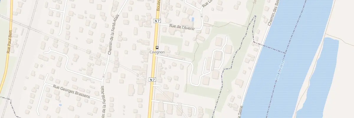 Plan du 14 Che de la Cavignon à Corbeil-Essonnes