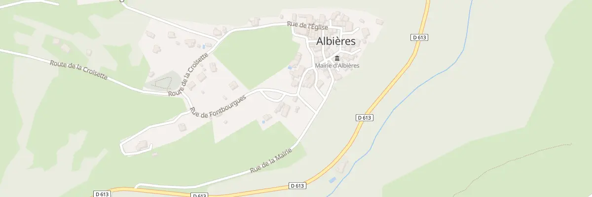 Plan du 5000 Rue de Fontbourgues à Albières