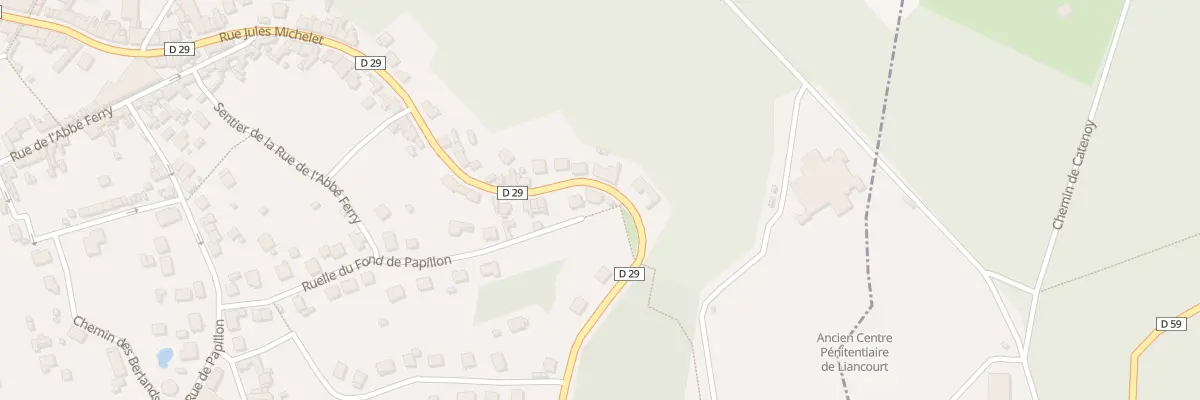 Plan du 936 Rue Jules Michelet à Liancourt