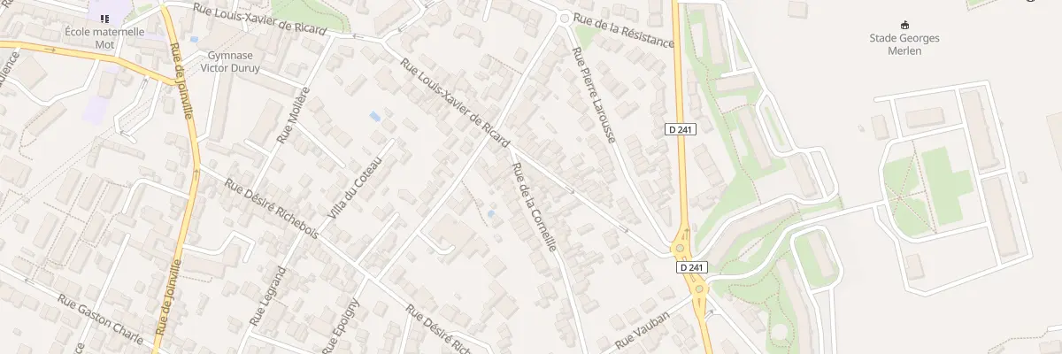Plan du 48 Rue Louis-Xavier de Ricard à Fontenay-sous-Bois