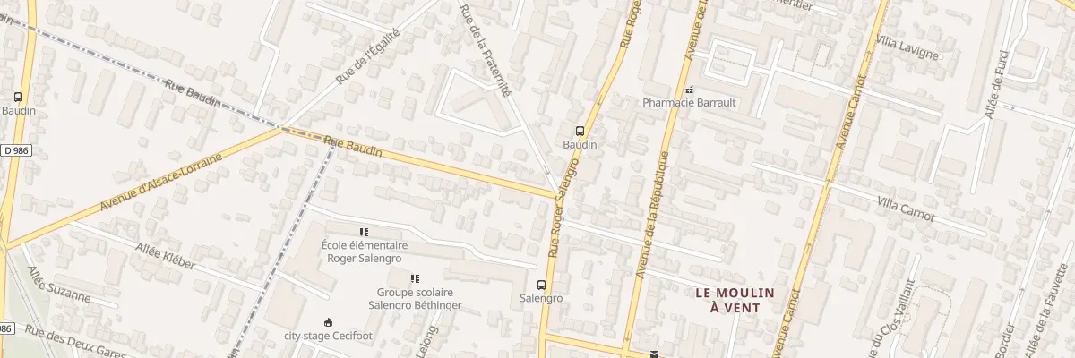 Plan du 149 Rue Baudin à Bondy