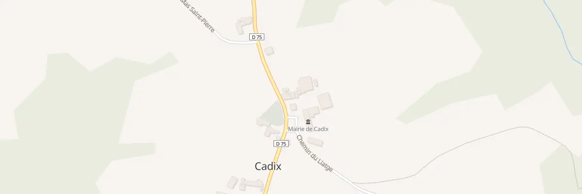 Plan du 48 Rte de Réquista à Cadix