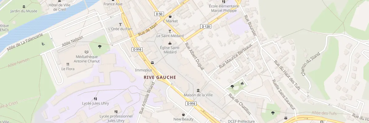 Plan du 51 Rue de la République à Creil