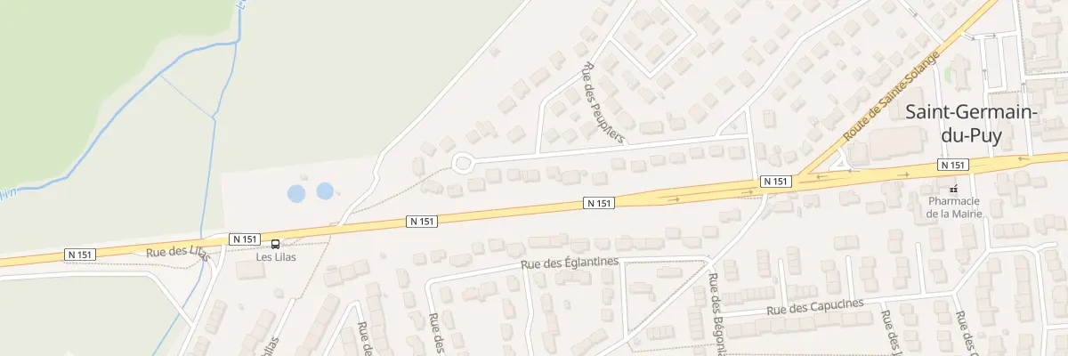 Plan du 21 Rue des Tilleuls à Saint-Germain-du-Puy