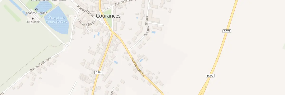Plan du 5 Rue des Tilleuls à Courances