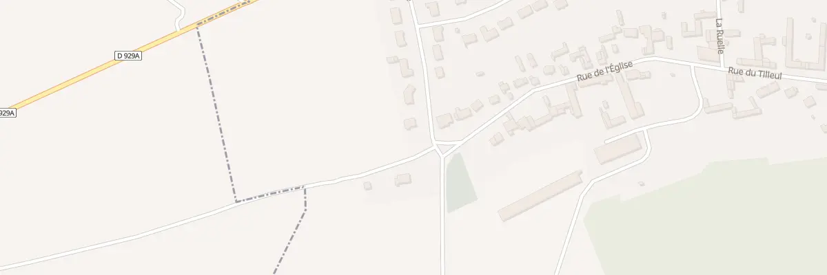 Plan du 1 Rue de la Cavee à Lahoussoye