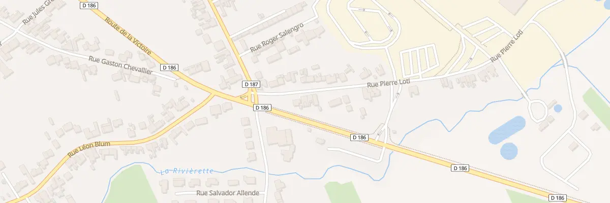 Plan du 2 Rue Pierre Loti à Isbergues