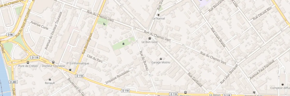 Plan du 7 Rue du Bureau à Saint-Maur-des-Fossés