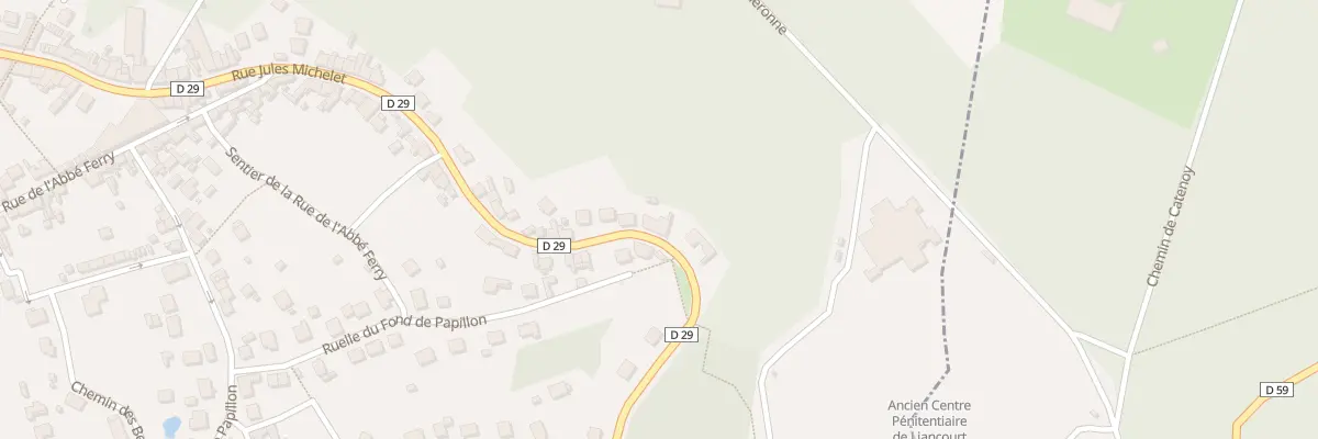 Plan du 931 Rue Jules Michelet à Liancourt