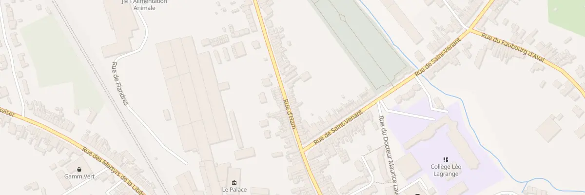 Plan du 73 Rue d’Ham à Lillers