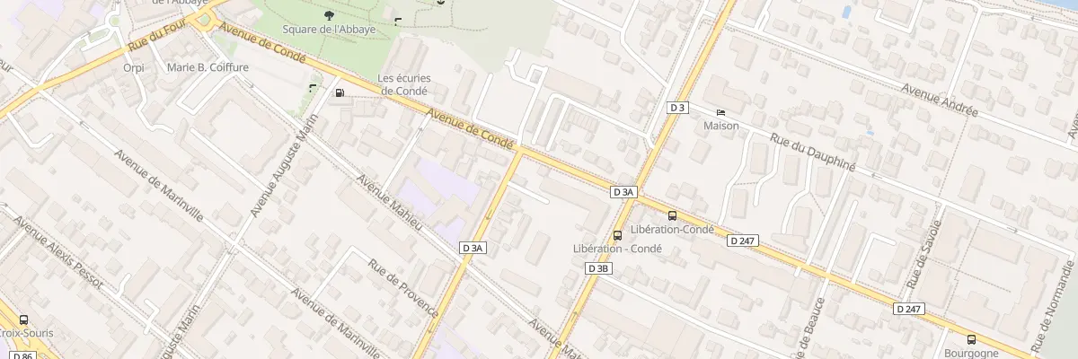 Plan du 28 Av de Condé à Saint-Maur-des-Fossés