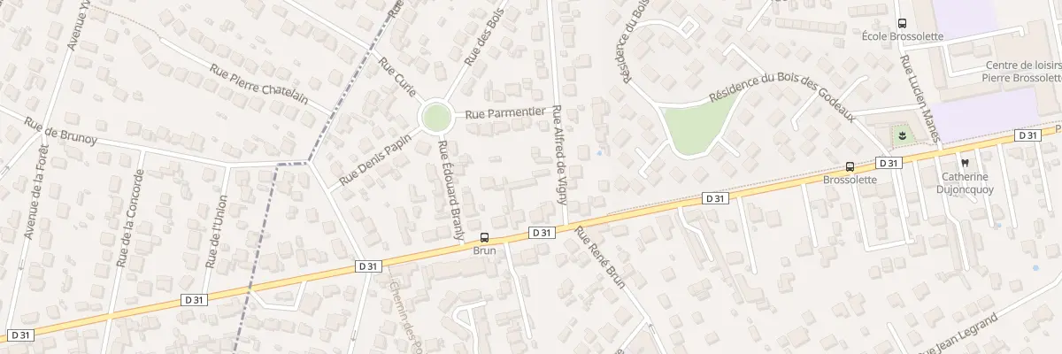 Plan du 3 Rue Alfred de Vigny à Yerres