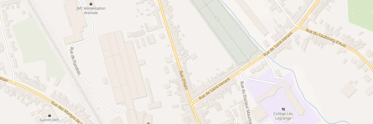 Plan du 79 Rue d’Ham à Lillers