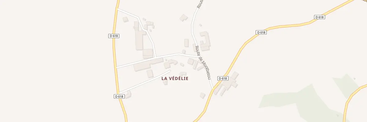 Plan du 5309 La Vedelie à Manhac