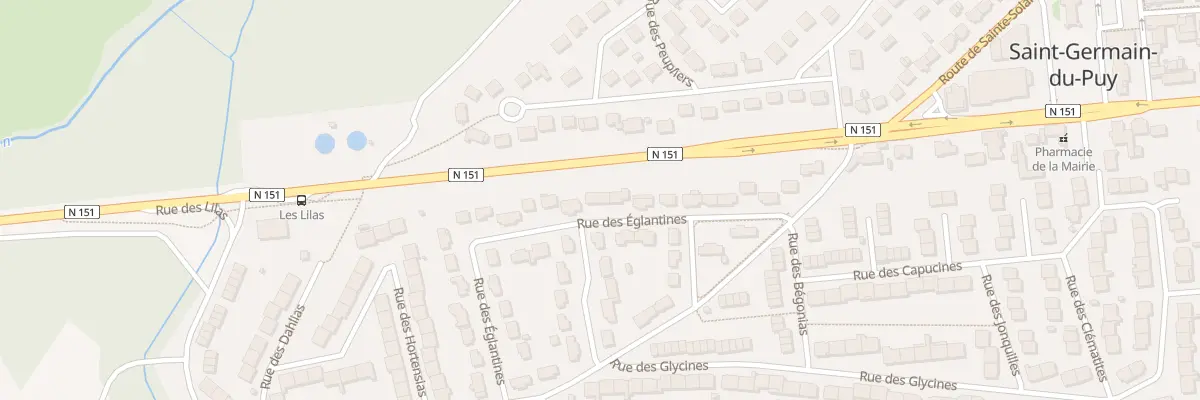 Plan du 22 Rue des Eglantines à Saint-Germain-du-Puy