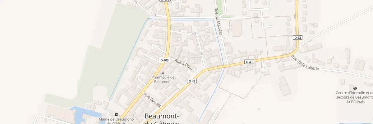 Plan du 4 Rue à Dieu à Beaumont-du-Gâtinais