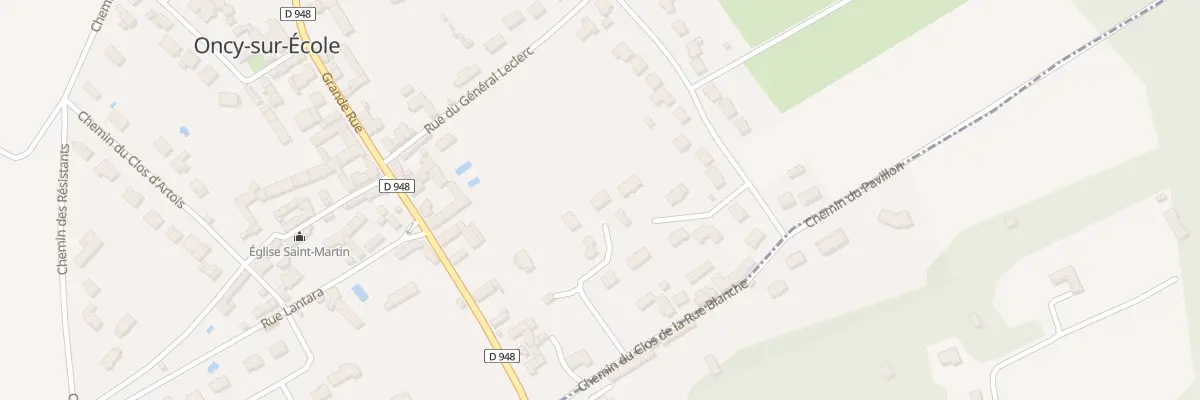 Plan du 8 Res du Clos de la Rue Blanche à Oncy-sur-École