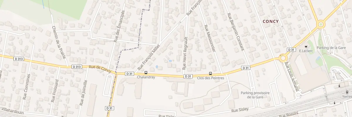 Plan du 5 Rue Henri Regnault à Yerres