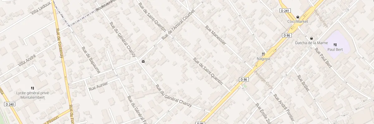 Plan du 21 Rue de Saint-Quentin à Nogent-sur-Marne