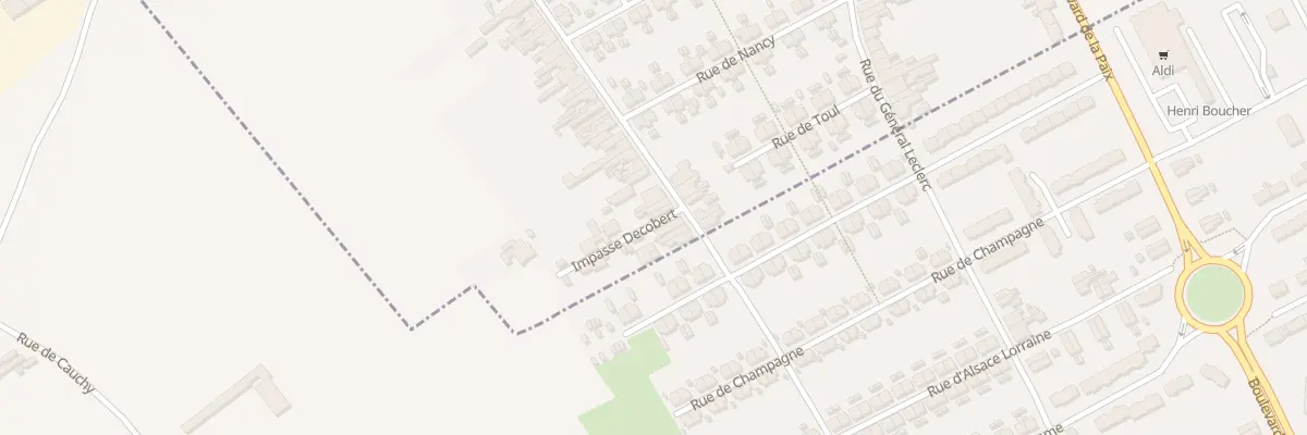 Plan du 238 Rue Roger Salengro à Auchel