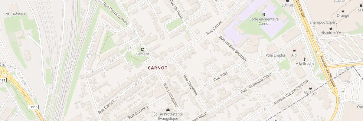 Plan du 120 Rue Carnot à Nogent-sur-Oise