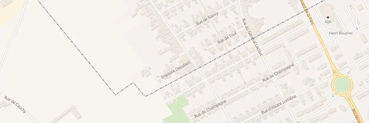 Plan du 236 Rue Roger Salengro à Auchel