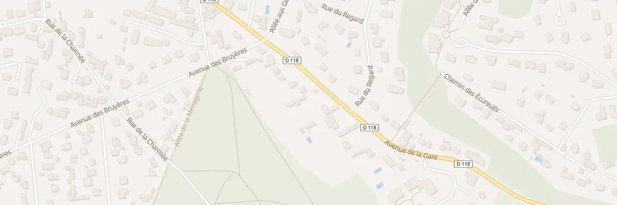 Plan du 24 Av de la Gare à Coye-la-Forêt