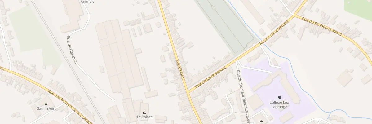 Plan du 65 Rue d’Ham à Lillers
