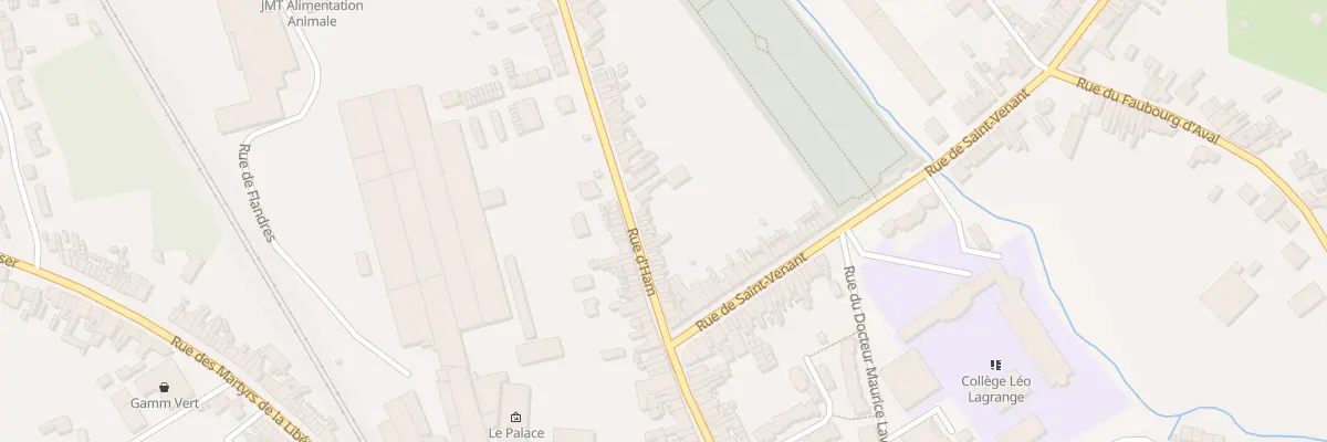 Plan du 71 Rue d’Ham à Lillers