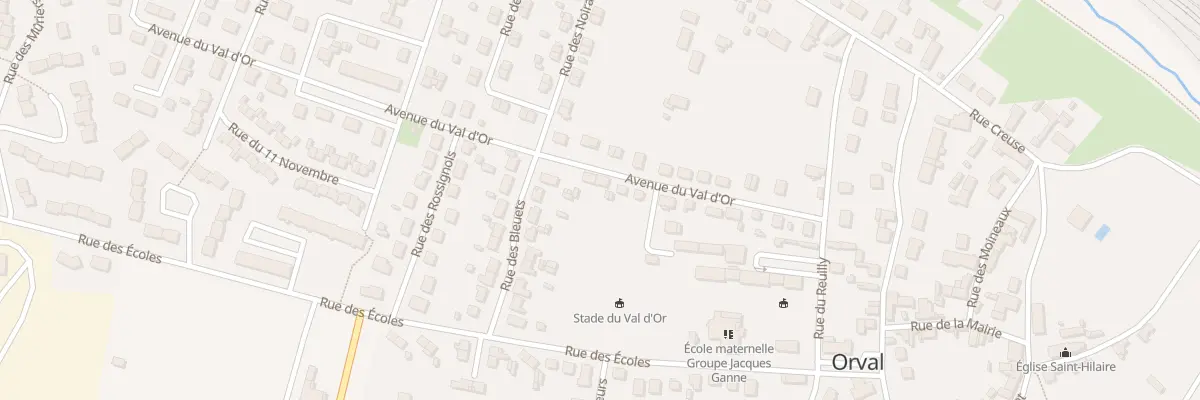 Plan du 19 Av du Val d’Or à Orval