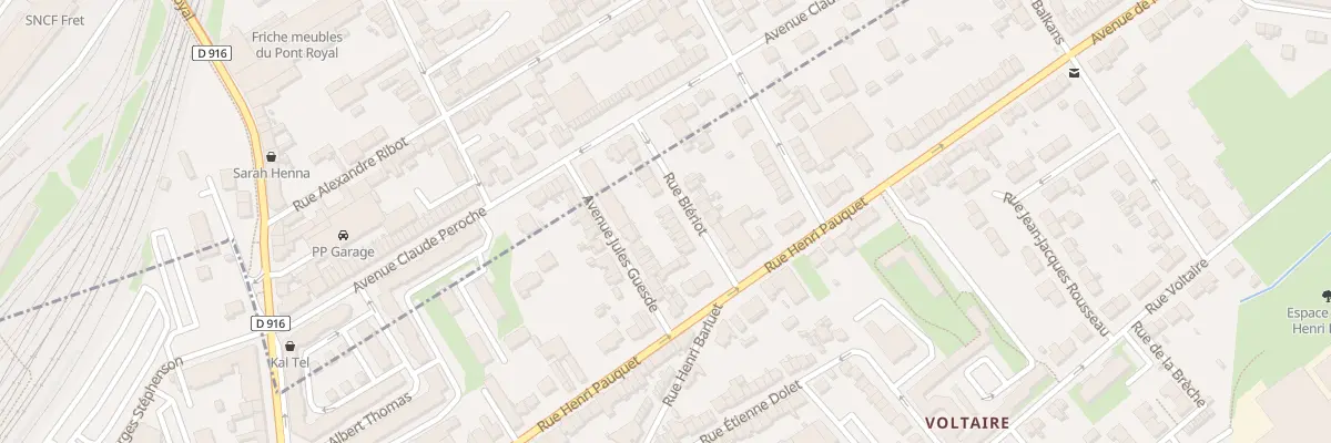 Plan du 13 Rue Blériot à Creil