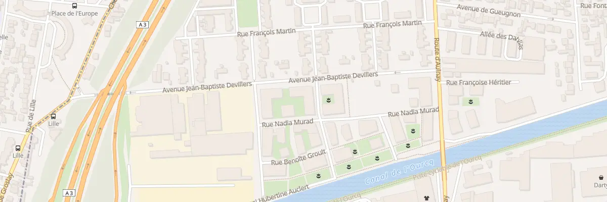 Plan du 14 Rue Nadia Murad à Bondy