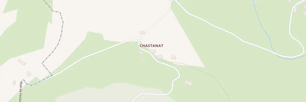 Plan du 1 Chastanat au Monteil