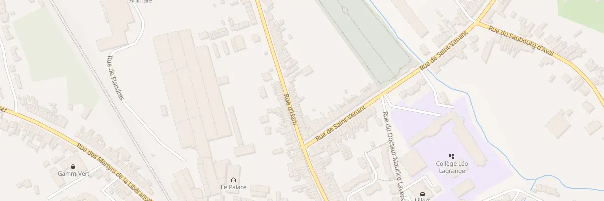 Plan du 63 Rue d’Ham à Lillers