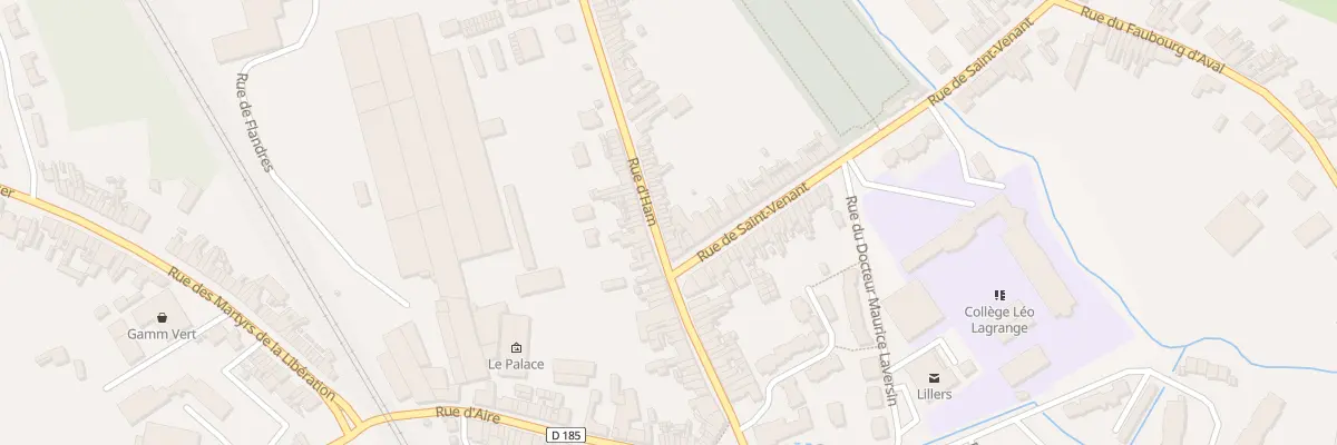 Plan du 43 Rue d’Ham à Lillers