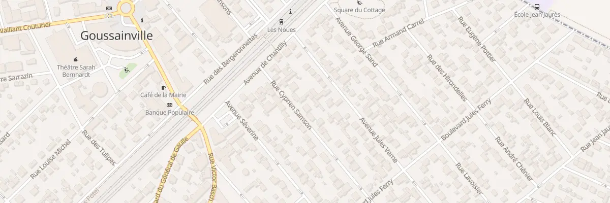 Plan du 11 Rue Cyprien Samson à Goussainville