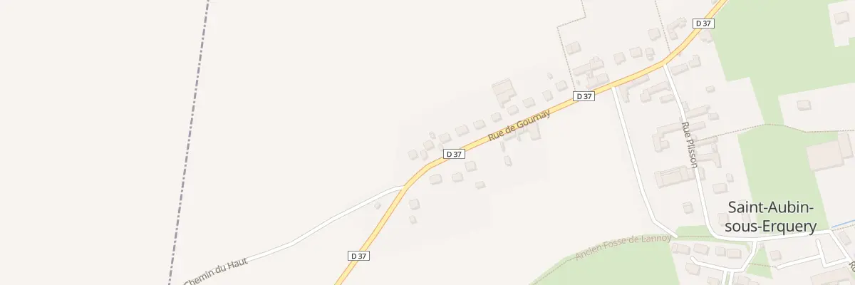 Plan du 15 Rue de Gournay à Saint-Aubin-sous-Erquery