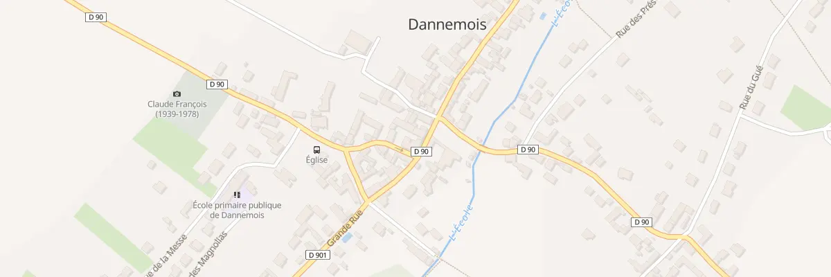 Plan du 5 Rue du Moulin à Dannemois
