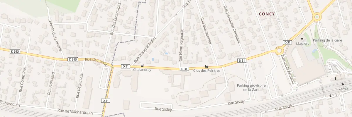 Plan du 120 Rue de Concy à Yerres