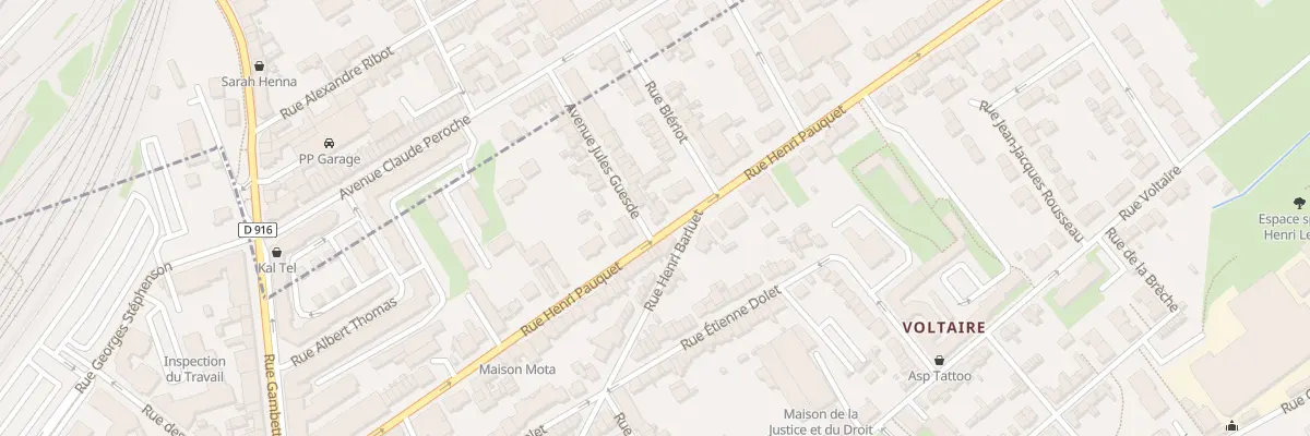 Plan du 60 Rue Henri Pauquet à Creil