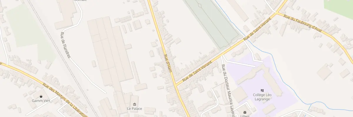 Plan du 61 Rue d’Ham à Lillers