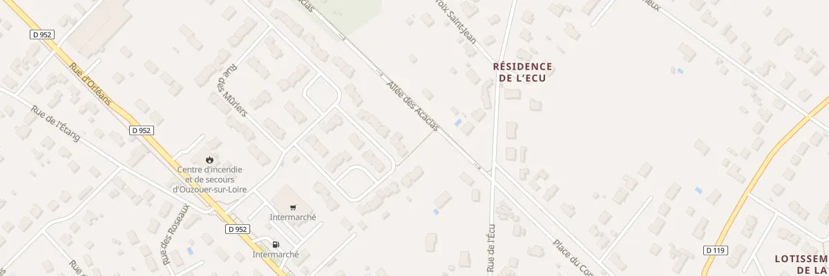 Plan du 20 Rue des Aulnes à Ouzouer-sur-Loire