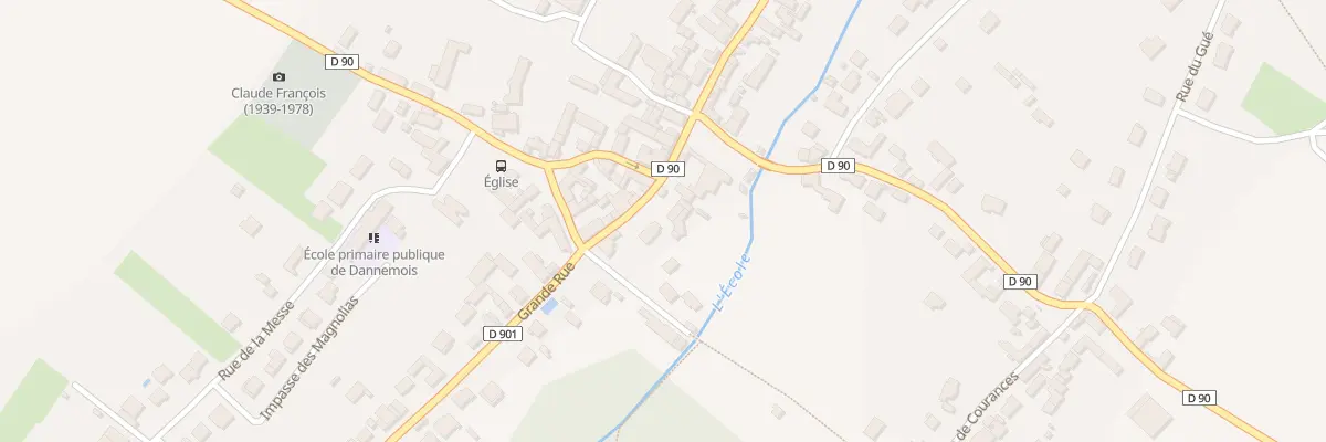 Plan du 2 Rue du Moulin à Dannemois