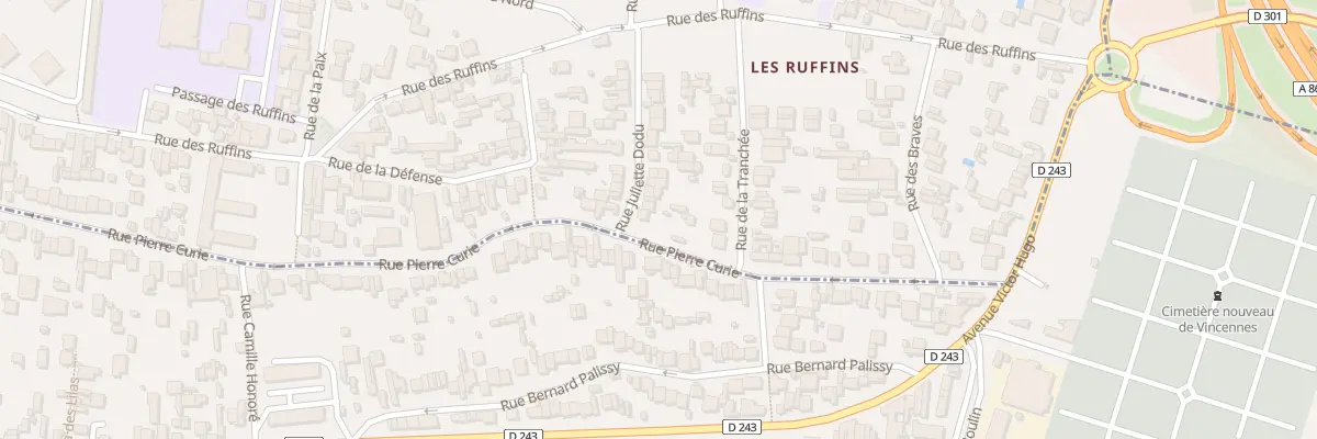 Plan du 37 Rue Juliette Dodu à Montreuil