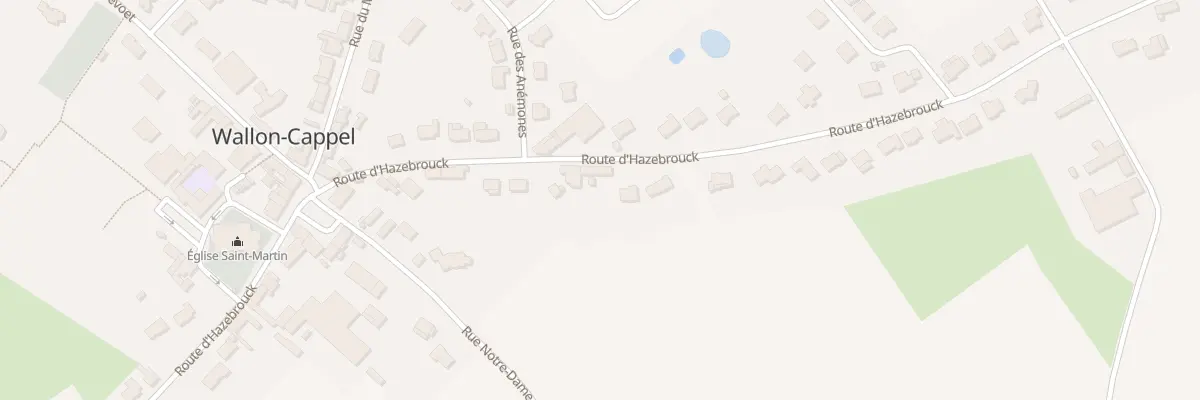 Plan du 574 Rte d’Hazebrouck à Wallon-Cappel
